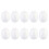 50pcs white 5cm solid eggs for easter craft painting diy decoration 1