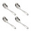 4pcs stainless steel flat bottom soup spoon 1