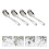 4pcs stainless steel flat bottom soup spoon 2