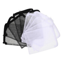 10Pcs Durable Mesh Filter Bags with Zipper for Aquarium and Fish Tank