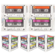 5pcs Cassette Tape Party Decorations Table Treat Boxes