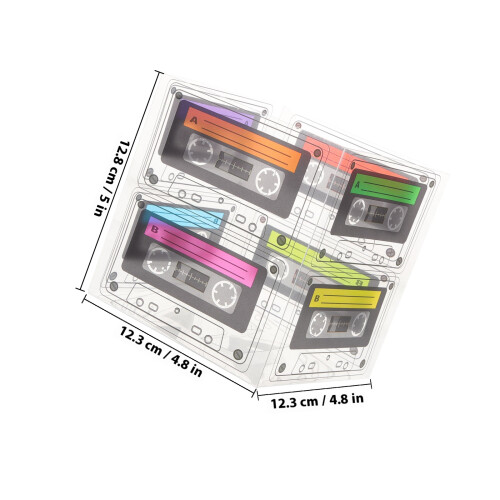 5pcs Cassette Tape Party Decorations Table Treat Boxes 1
