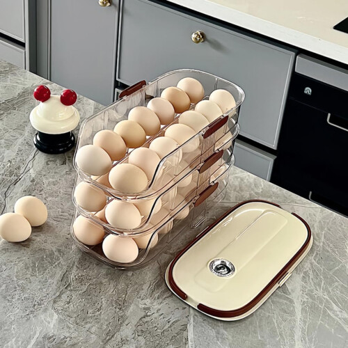 Egg Organizer Separate Carton 31 X 14.3 X 14.6 Cm Egg Storage Container Egg Holder Kitchen Pantry Organizer 1