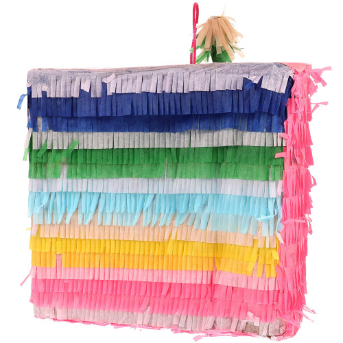 2pcs Cake Shaped Pinata Party Decoration Hanging Prop