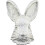 Lapel Pin Rabbit Shape 1set 1.97x1.41x0.2in 1