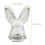 Lapel Pin Rabbit Shape 1set 1.97x1.41x0.2in 8