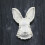 Lapel Pin Rabbit Shape 1set 1.97x1.41x0.2in 5