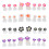 32 pcs silicone toe separators for pedicure and nail polish 5
