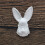 Lapel Pin Rabbit Shape 1set 1.97x1.41x0.2in 7