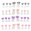 32 pcs silicone toe separators for pedicure and nail polish 9