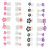 32 pcs silicone toe separators for pedicure and nail polish 7