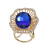 Blauwe Legering Sjaalspeld Met Sjaalclip Sjaals 1
