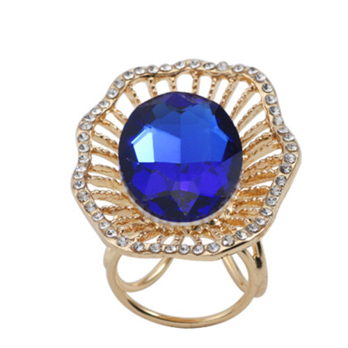 Blauwe Legering Sjaalspeld Met Sjaalclip Sjaals