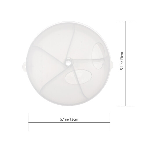 2 pcs acrylic foraging wind wheels for parrot interactive play 1