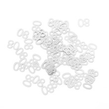 1200pcs Number 80 Sequins Confetti Party Decoration Silver