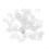1200pcs Number 80 Sequins Confetti Party Decoration Silver 1