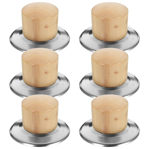 6 Sets Universal Pot Lid Knob Handle Kitchen Supplies