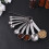 10pcs Stainless Steel Measuring Spoons with Scale for Kitchen 4