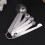 10pcs Stainless Steel Measuring Spoons with Scale for Kitchen 9