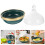 Ceramic Dessert Bowl with Lid for Baking Pudding Fruit Storage 11