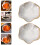 3pcs dual flush toilet buttons universal replacement tank push 6