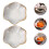 3pcs dual flush toilet buttons universal replacement tank push 8
