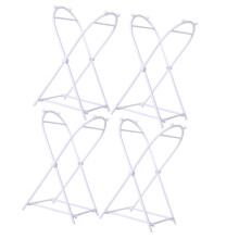 4pcs Hanging Storage Bag Rack Foldable Rubbish Organizer