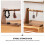 1 Pc Key Hanger Storage Rack Walnut 6