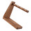 1 Pc Key Hanger Storage Rack Walnut 10