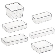 6St Transparante Sundries Organizer Box Voor Huishouden En