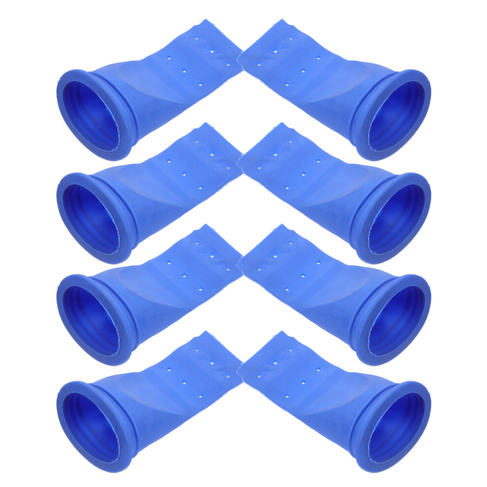 8Pcs Silicone Floor Drain Core Backflow Preventer Sewer Deodorant 3261311959662