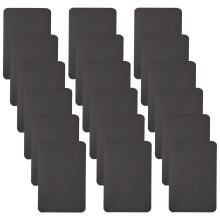 100pcs Blank Kraft Paper Folding Message Cards