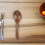 1 Set Wooden Salad Spoon Fork for Mixing Serving 4