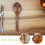 1 Set Wooden Salad Spoon Fork for Mixing Serving 7