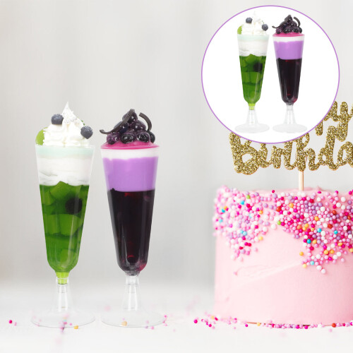 2pcs Artificial Ice Cream Cupcake Model Photo Prop 2