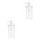2pcs Syrup Pump Dispenser Hand Press Bottle 8