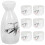 1 Set Japanese Sake Flagon Cups Ceramic 3