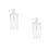 2pcs Syrup Pump Dispenser Hand Press Bottle 5