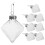 8pcs Clear Fillable Light Bulb Baubles Xmas Tree Decor 1