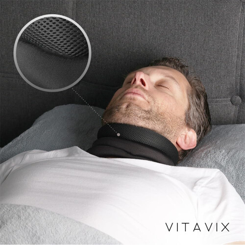 Neck Support Bandage For Snoring Relief, Soft Neck Support For Sleep, Comfortable Neck Support, 1 Piece 1