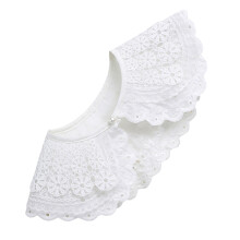 delicate lace collar with elegant bow fake fashion shawl decor