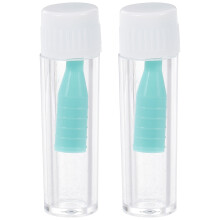 2pcs rgp lens inserter remover with suction cup and bottle green