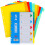 15pcs binder dividers index tabs multicolor write erase 1