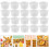 100 pcs reusable plastic sauce cups for takeaway salad condiment container 8