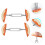 1 pair adjustable shoe keepers for women's high heels, stretching tool 5