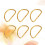 20pcs Metal D Ring for Bag Luggage Belt Webbing 11