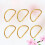 20pcs Metal D Ring for Bag Luggage Belt Webbing 6