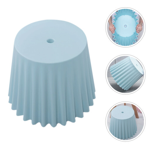 Plastic Toilet Shower Bench Anti-Skid Step Stool 2