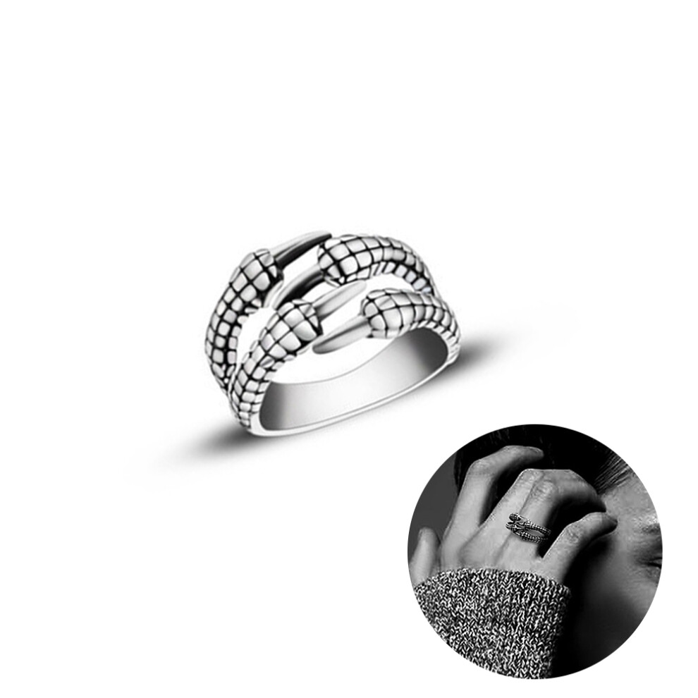 Titanium Claw Ring for Men Pattern 4