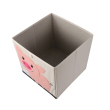 Kids Fabric Storage Cube Organizer (Pig)